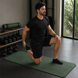 TPE Yoga Mat Anti-Tear Exercise Pad for HIIT Pilates Gym Fitness Factory