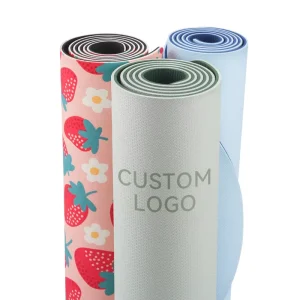 TPE Yoga Mat Custom Logo Non Slip Multiple Color Fitness Workout Home Outdoor