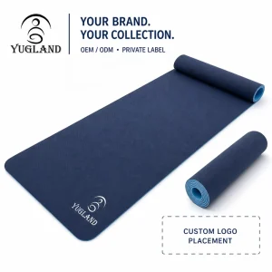 TPE Yoga Mat Dual Color Non Slip Exercise Pad for Pilates Home Workout Factory