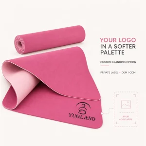 TPE Yoga Mat Dual Layer Anti Tear Exercise Pad for HIIT Pilates Gym Fitness Factory