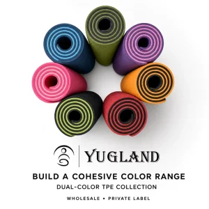 TPE Yoga Mat Factory Direct Custom Logo Non Slip Exercise Pad for Gym Fitness Workout Supplier