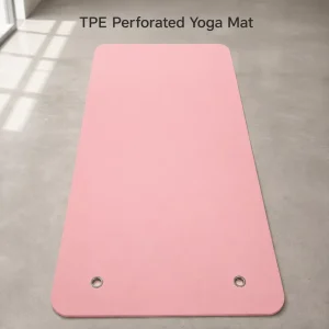 TPE Yoga Mat with Hanging Holes, Extra Long and Wide, Soundproof