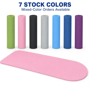 TPE Yoga Pilates Exercise Mat 183x61cm 6mm Arched End Double Sided Non Slip Factory