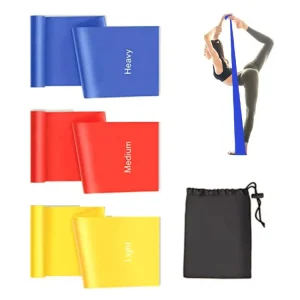 TPE Yoga Resistance Band, 10-20 lb Light Resistance