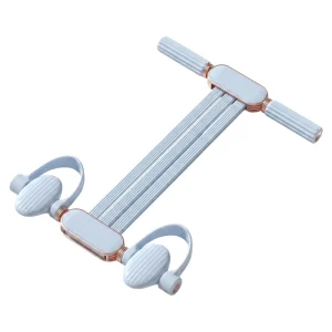TPR Adjustable Foot Pedal Resistance Trainer for Full Body Workout