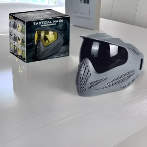 Tactical Full-Face Paintball Protective Riding Mask Interchangeable Lenses