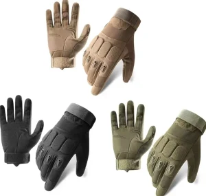 Tactical Full Finger Gloves Anti Slip Wear Resistant for Special Forces Hiking Training Fitness