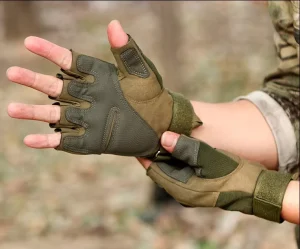 Tactical Gloves Outdoor Half Finger Protection Sports Training Cycling