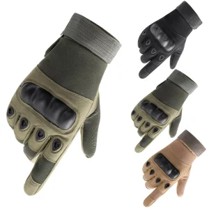 Tactical Knuckle Gloves for Men Outdoor Sports Training and Motorcycling