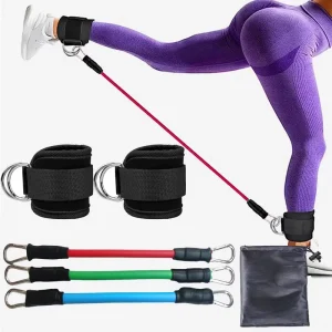 Tall Top Durable TPE Exercise Bands Customized Logo Gym Workout Leg Muscle Trainer Hip Training Resistance 50pcs Adult