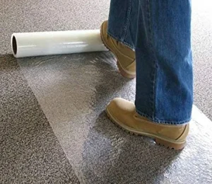Temporary Floor Protection Rolls Support Customized Tile Floor Film Protective