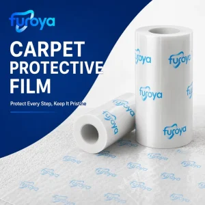 Temporary HDPE PE Protective Flooring Film with Logo Capability for Carpet Used by Contractors and Builders