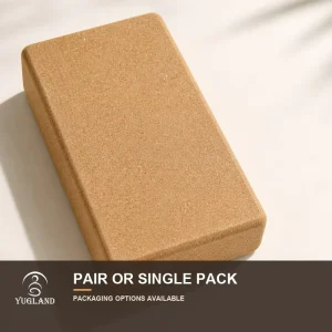 Tennis Pro Cork Yoga Block High Torque Foam Brick for Athletic Recovery