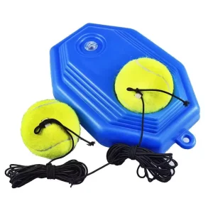 Tennis Training Device Base Single-Player Rebound Trainer Elastic Resistance Band Fixing Strap Kit