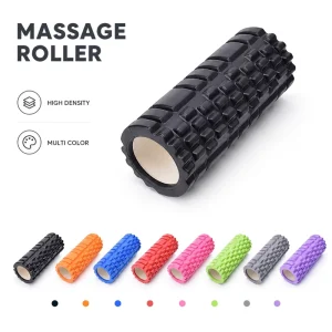 Textured EVA Foam Roller Firm Hollow Design Non-Slip Muscle Relaxation and Balance Stick for Myofascial Release and Fitness Recovery