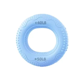 Textured Silicone Hand Grip Ring, 10-60 lb, Finger Strengthener for Rehabilitation