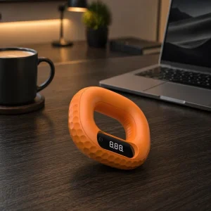 Textured Silicone Handle Digital Counter Hand Gripper