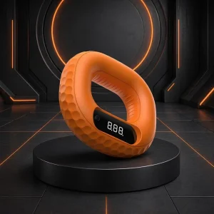 Textured Silicone-Handle Digital Hand Gripper with High-Precision Counter