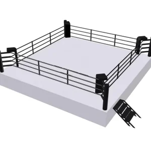 Thai Kickboxing Ring, Championship Floor Platform, Heavy-Gauge Steel
