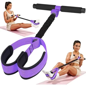 Thermoplastic Elastomer Pedal Resistance Band 55/75 lb for Leg Strength Training