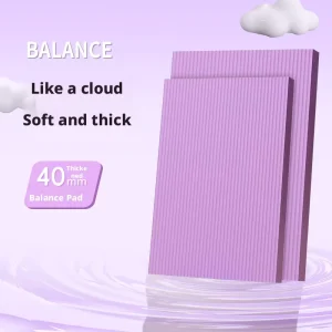 Thick Foam Balance Pad Yoga Mat for Plank Support and Abdominal Wheel Core Training