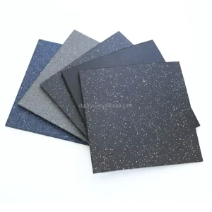Thick High-Density Impact-Absorbing Noise-Reducing Training Floor Pad Gym Rubber Mat