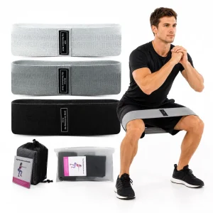 Thick Non-Slip Fabric Hip and Glute Resistance Bands
