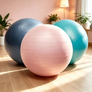 Thick PVC Anti-Burst Yoga Ball, 65cm, Birthing Ball for Pregnant Women and Pilates