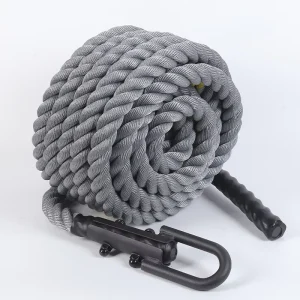 Thick Polyester Battle Rope 25-38mm Diameter for Fitness and Strength Training