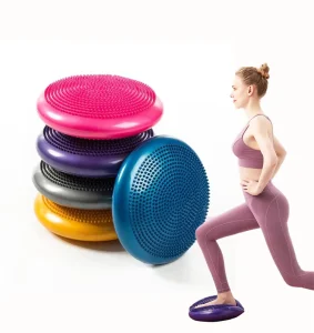 Thickened Explosion-proof PVC Yoga Sensory Wiggle Seat Inflated Stability Balance Disc Wobble Cushion