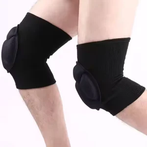 Thickened Hard-Shell Sports Knee Pads with Breathable Elastic Support for Basketball