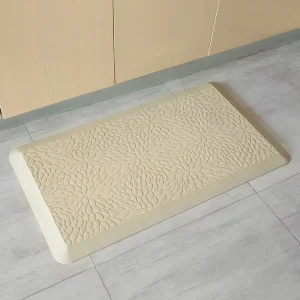 Thickened PU Carpet Mat, Anti-Slip Anti-Fatigue Oil-Proof, for Bedroom, Living Room, Kitchen, and Bathroom