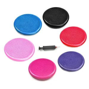 Thickened PVC Explosion-proof Inflatable Massage Exercise Balance Trainer Yoga Cushion