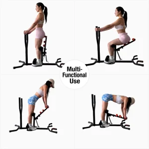 Thickened Steel Squat Machine for Home Strength Training