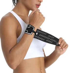 Thin Breathable Lightweight Wrist Support for Basketball, Yoga, and Weightlifting, Anti-Sprain, Hook-and-Loop Closure