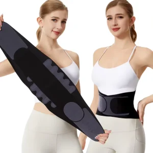 Thin Breathable Waist Support Belt With Removable Thermal Warm Pad For Back Pain Relief