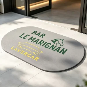 Thin Polypropylene Door Mat Anti-Slip Dust-Removing Eco-Friendly Pet-Friendly Handmade Floor Mat for Home Outdoor Use