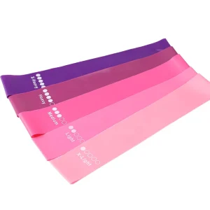 Thin TPE Gradient-Color Resistance Loop Band for Yoga Leg Training and Fitness