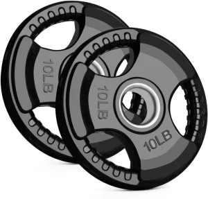 Three-Hole Non-Slip Weight Plate for Dumbbell and Barbell, Commercial Gym, Factory, 2.5-25 kg