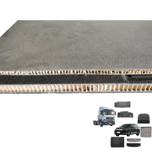 Three-Layer Composite Sound Insulation Fireproof Paper Honeycomb Board, Fiberglass Sandwich Panel