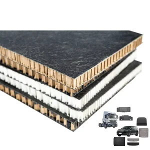 Three-Layer Composite Sound Insulation Fireproof Paper Honeycomb Board, Fiberglass Sandwich Panel