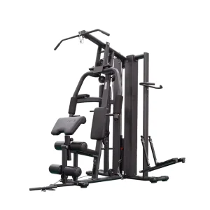 Three Station Full Body Strength Training Machine Adjustable Resistance Multifunction Design Iron Metal Construction 270kg
