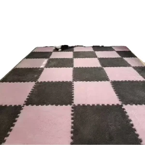 Tianjin Manufacturer Interlocking EVA Puzzle Floor Mat Tiles, Washable Plush Carpet