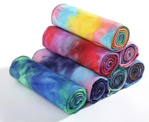 Tie-Dye Microfiber Non-Slip Yoga Towel