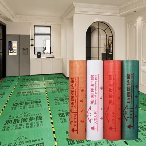 Tile Surface and Floor Protection Film for Temporary Waterproof Anti-slip Floor Covering Protection During Renovation