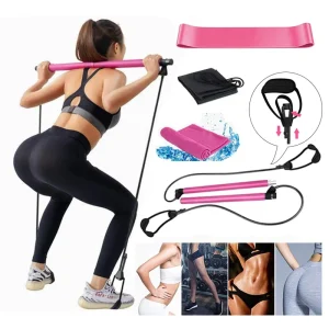 Tone Bar Resistance Band for Pilates and Body Exercise