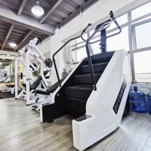 Touch Screen Stair Climber Machine with Mirror for Automatic Cardio Exercise