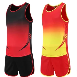 Track and Field Running Suit Set Quick Drying Lightweight Unisex
