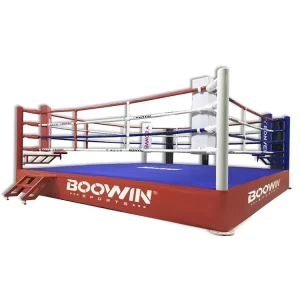 Training Boxing Ring with Galvanized Steel and Ropes, 7.8 m, 6 x 6 m