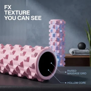 Training Foam Roller for Deep Tissue Massage Muscle Recovery Yoga Pilates Fitness and Home Gym Exercise